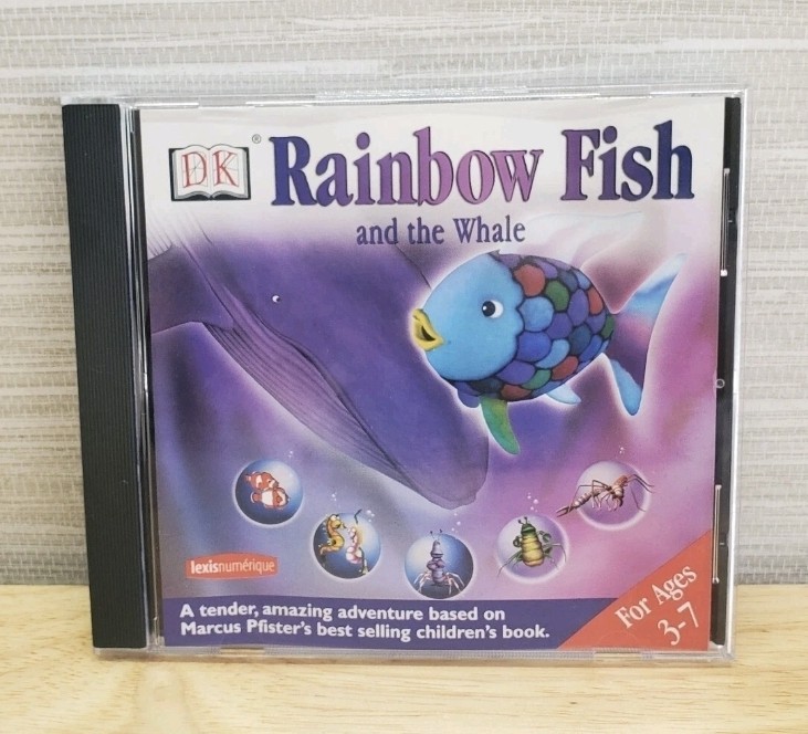 2003 DK Rainbow Fish And The Whale PC Game CD Rom 3-7