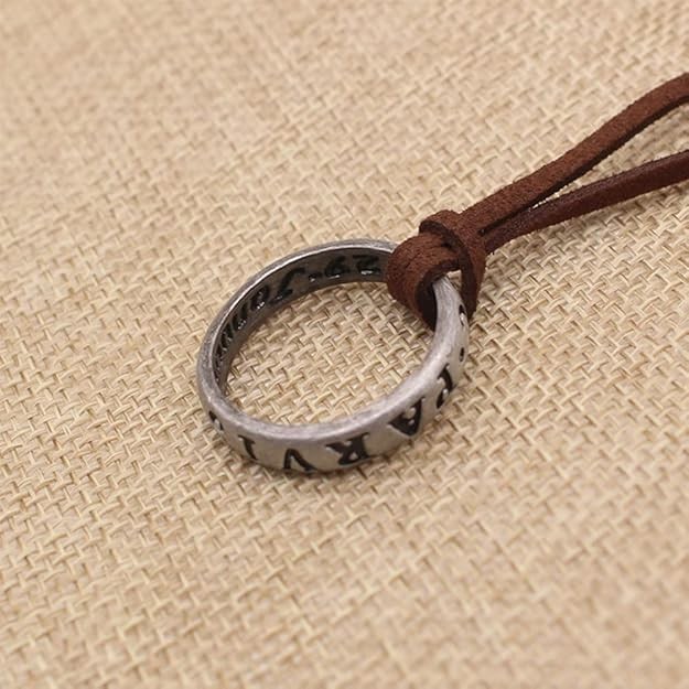 Uncharted Nathan Drake’S Ring with Necklace Strap from Collector’S Edition