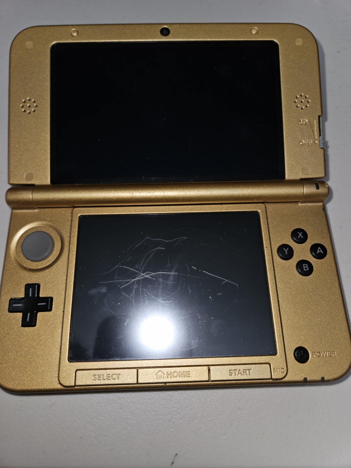 [READ] Nintendo 3DS XL Gold/Black System w/ Charger – Volume Slider NOT working