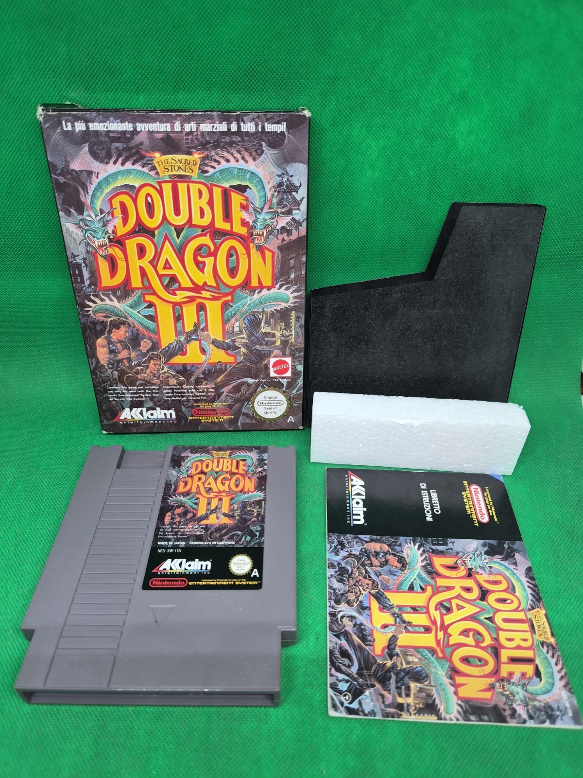NINTENDO NES – DOUBLE DRAGON III – THE SACRED STONES – PAL A ITA – TESTED