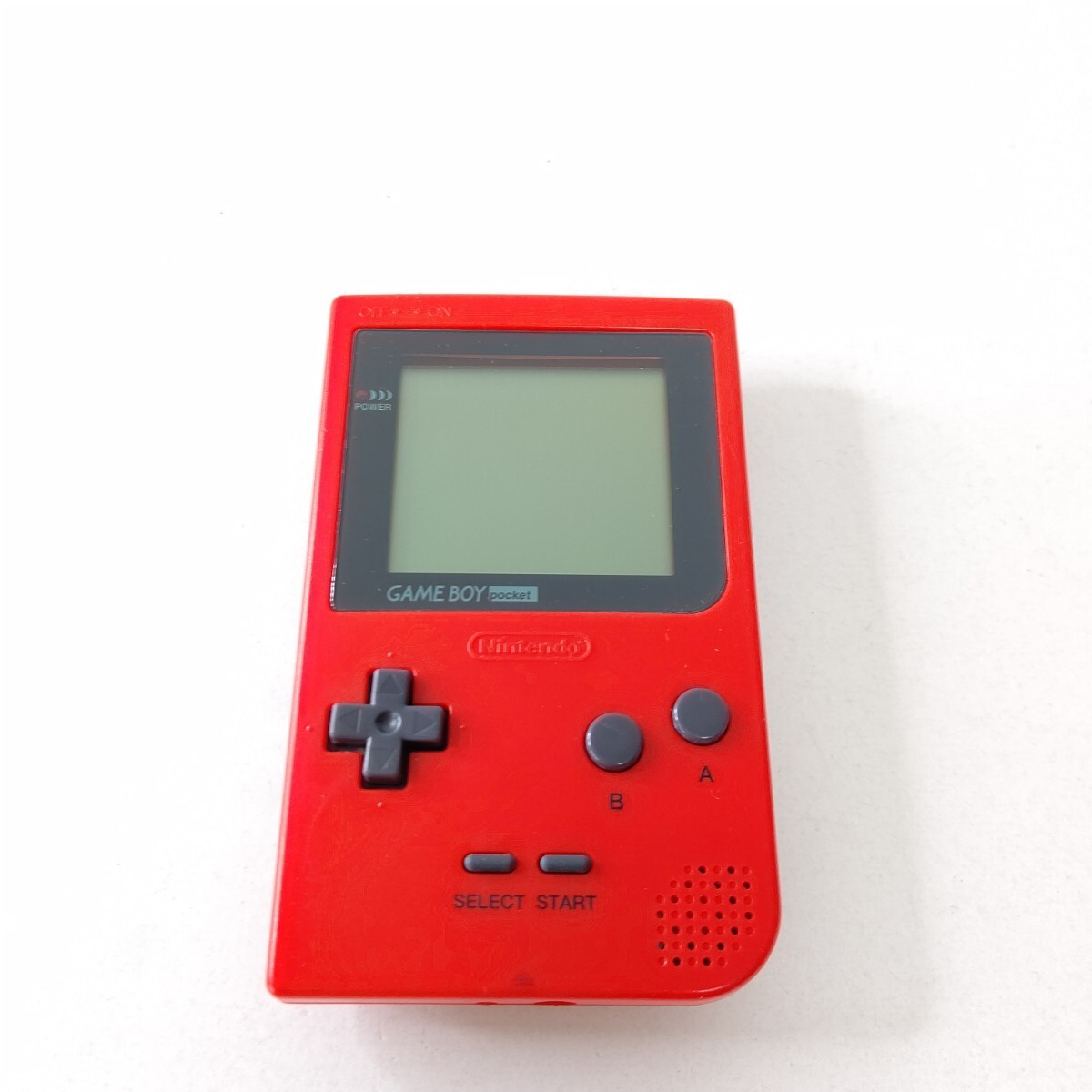 Nintendo Game Boy Pocket Handheld Console All Buttons Checked Red MGB-001