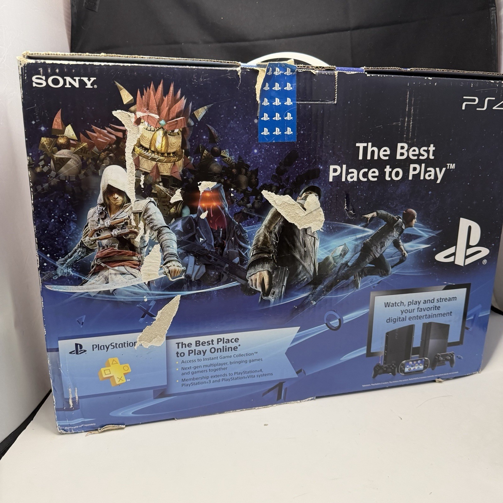 Sony PlayStation 4 PS4 500GB Controllers Games Charging Dock Box Complete Lot