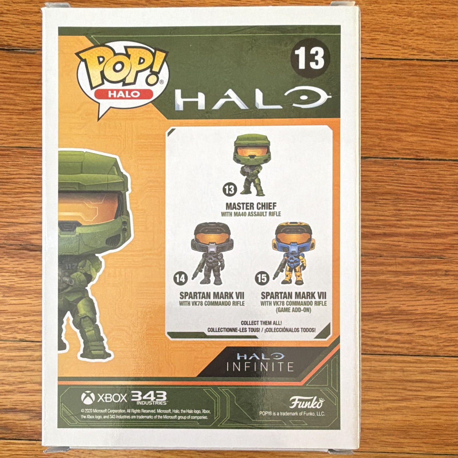 Funko Pop! Games Halo Infinite Master Chief Vinyl Figure #13 2020 DRM200910