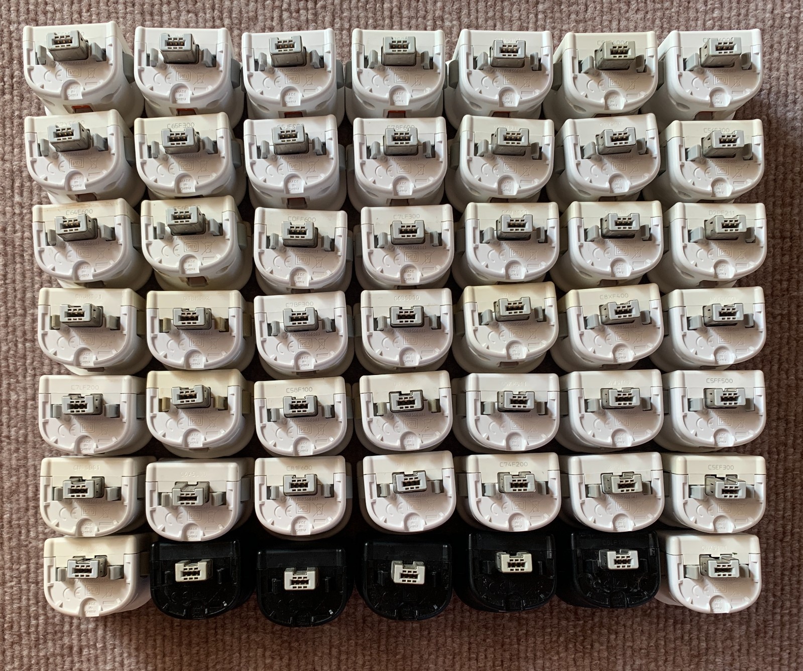 Nintendo Wii RVL-026 Motion Plus Remote Controller Adapter Attachment lot of 49