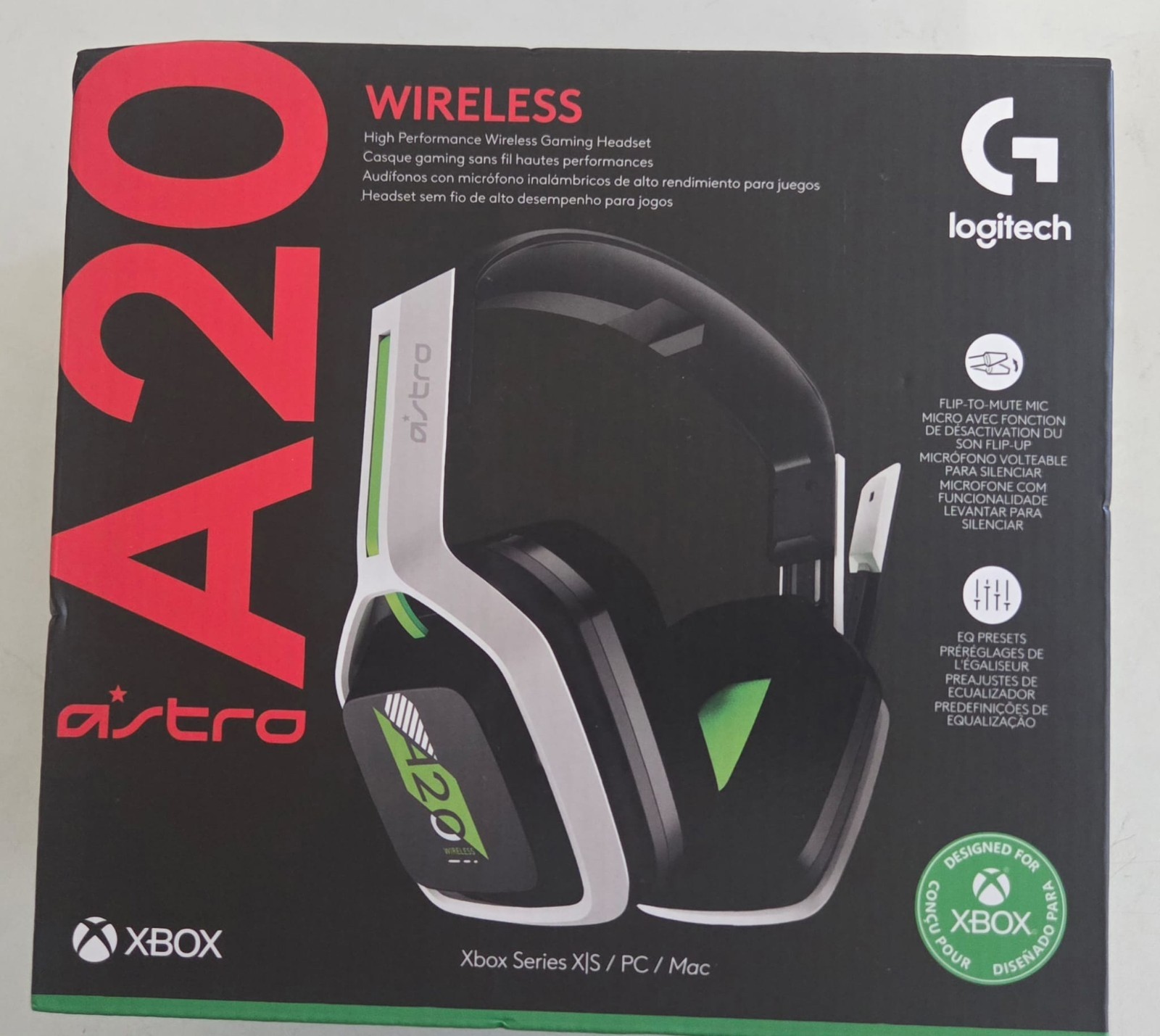 Logitech Xbox Astro A20 Wireless Gaming Headset – New