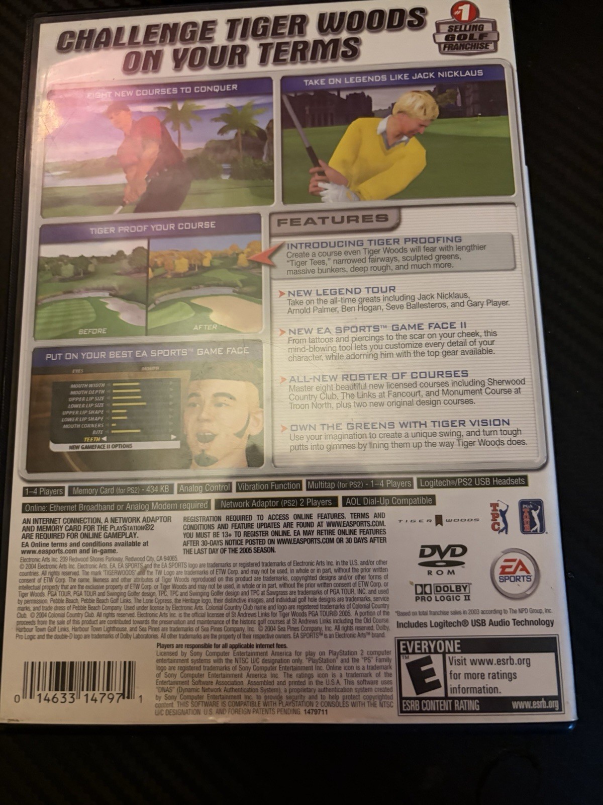EA Sports Tiger Woods PGA Tour PS2 Game Lot of 3 (2003, 2005, 06) NTSC-U/C