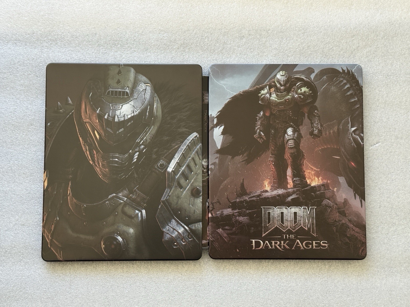 Doom The Dark Ages Custom made Steelbook/SteelUp Case PS4/PS5/Xbox (No Game) New