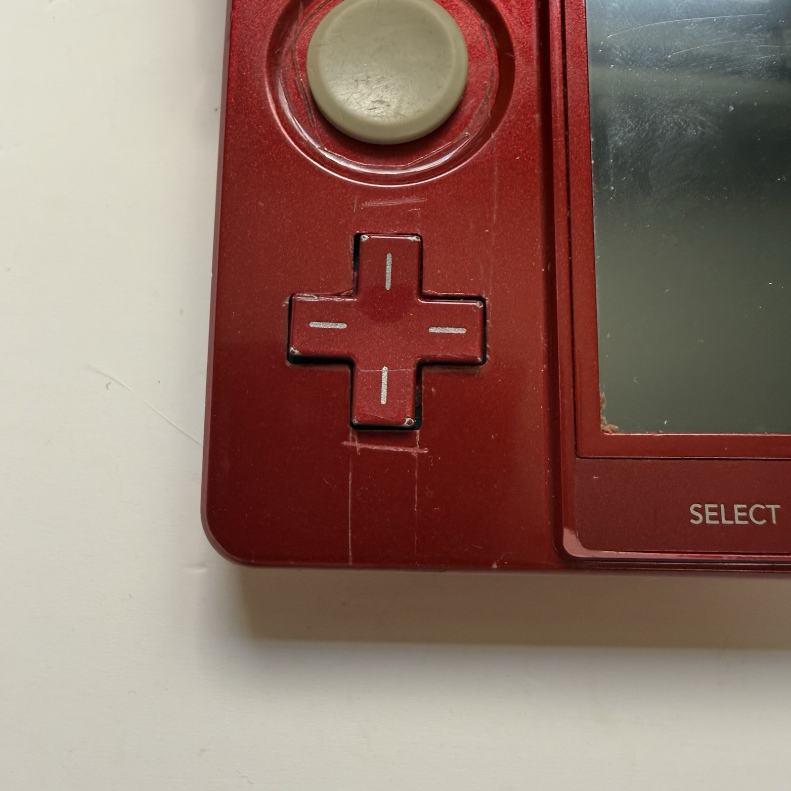 Nintendo 3DS Handheld System Flame Red Tested USA *READ DESCRIPTION