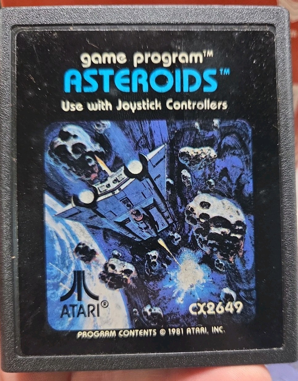 Asteroids Atari 2600 Video Game Cartridge 1981 CIB Complete with Box & Manual