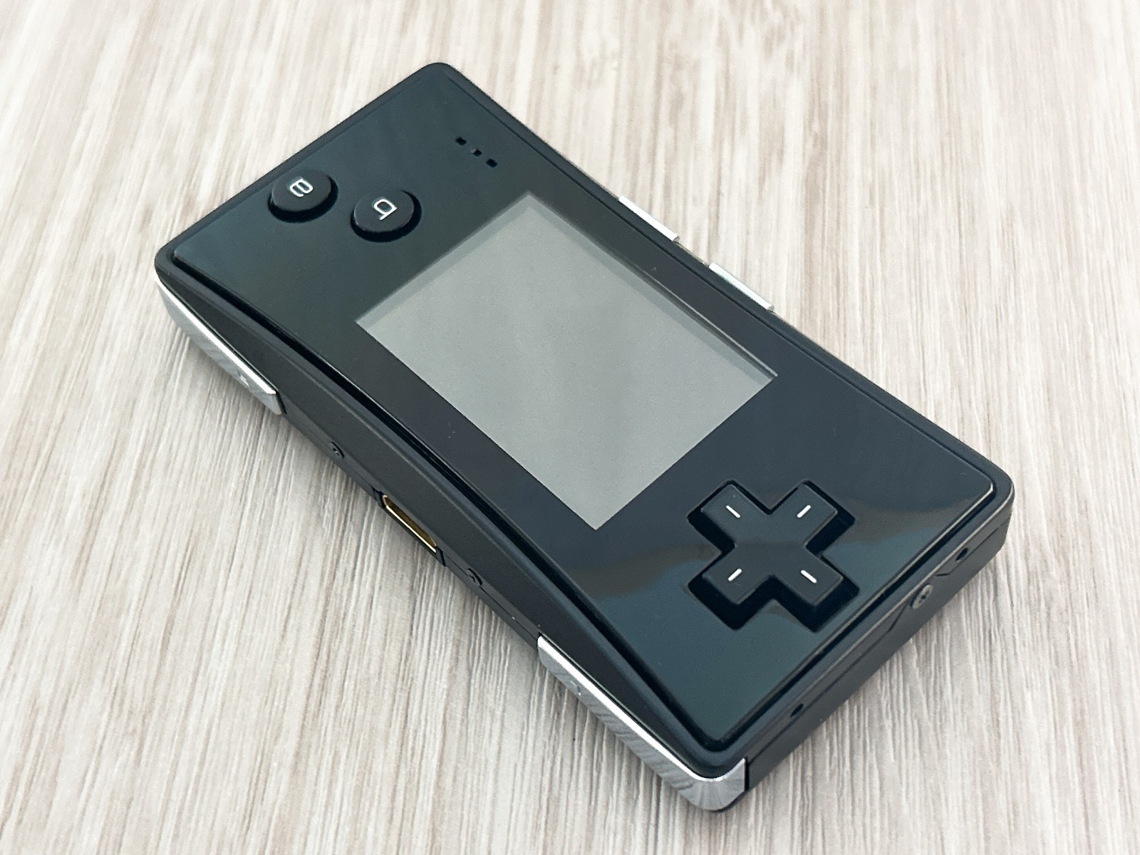 Nintendo GameBoy Micro Black Console Tested w/ Charger – Great