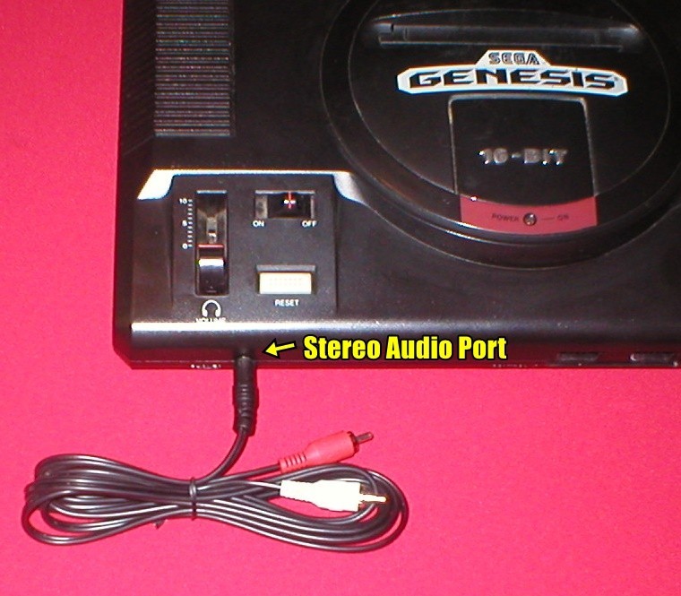 Sega 32X AC Adapter & FULL STEREO Cable Set & Link for Sega Genesis 1 Console