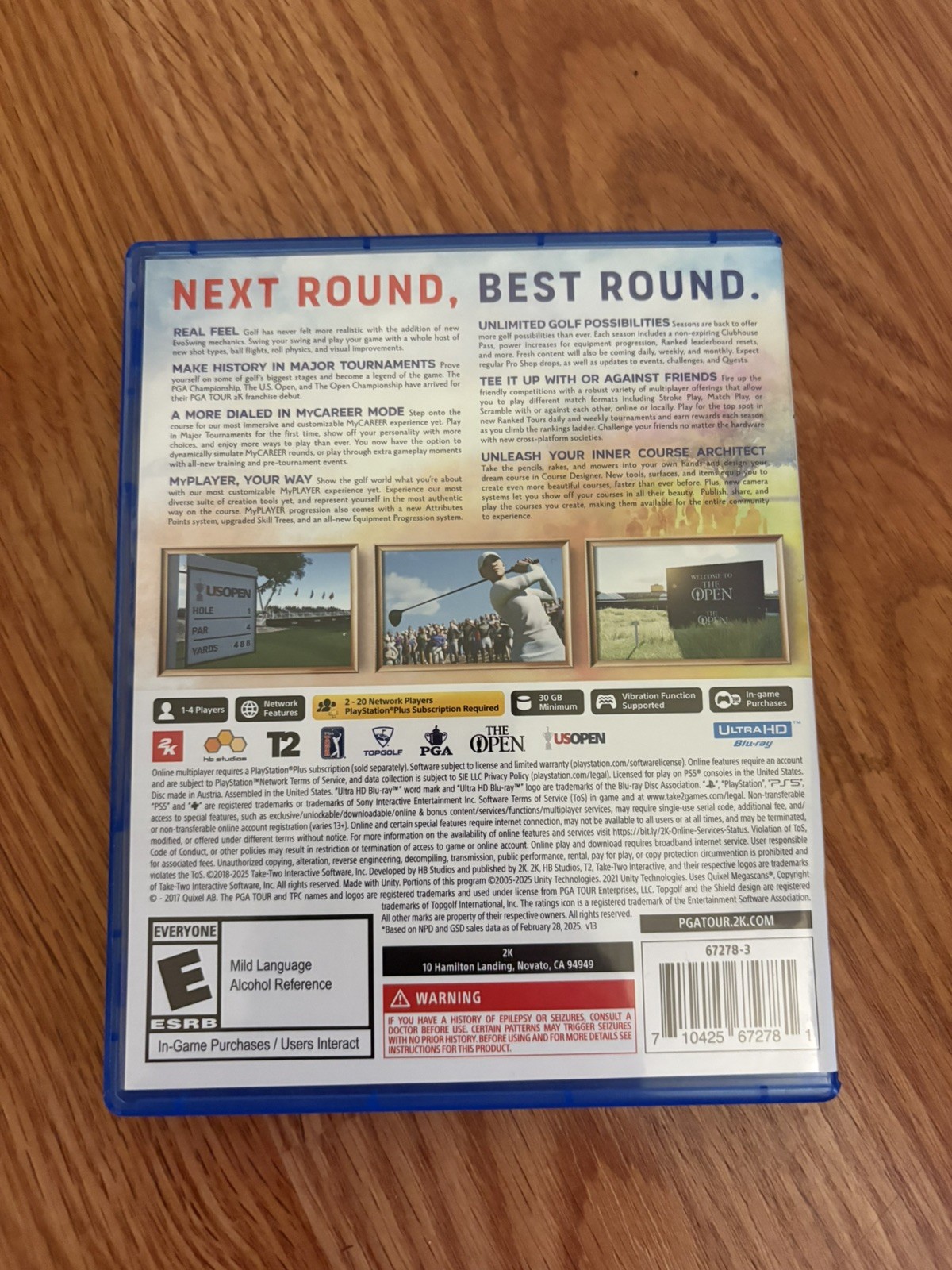 PGA Tour 2K25 – Sony PlayStation 5 – PS5