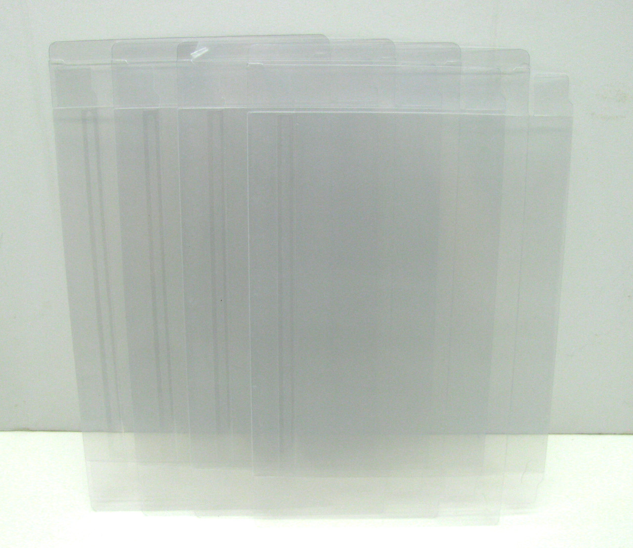 10x CLEAR PLASTIC PROTECTIVE BOX SLEEVE FOR ATARI XEGS CIB GAME BOXES