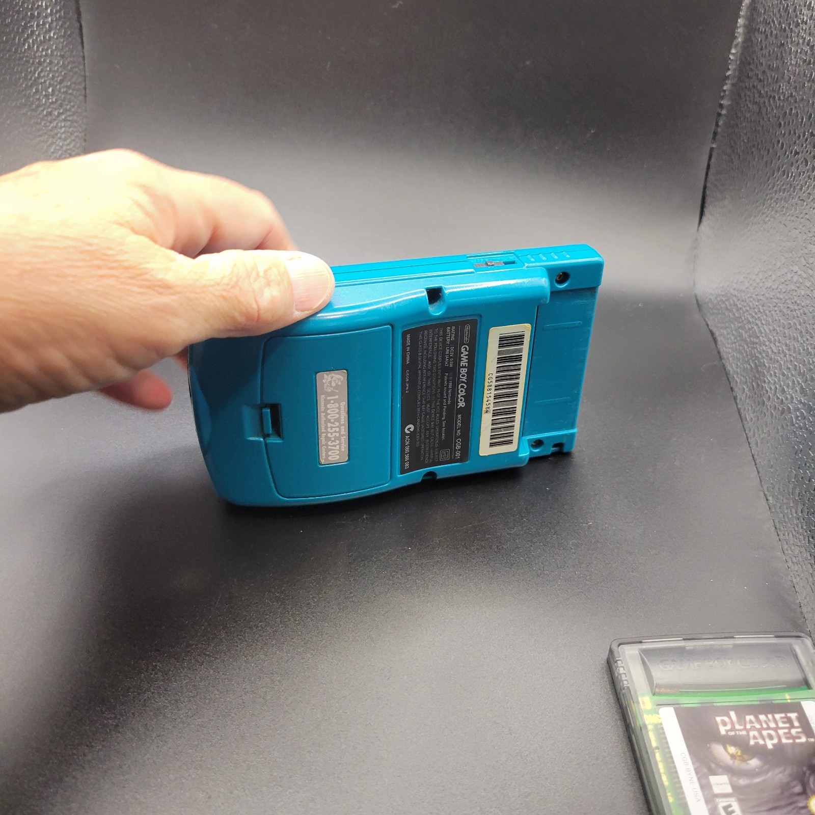 Nintendo Game Boy Color Handheld Game Console – Teal w Game