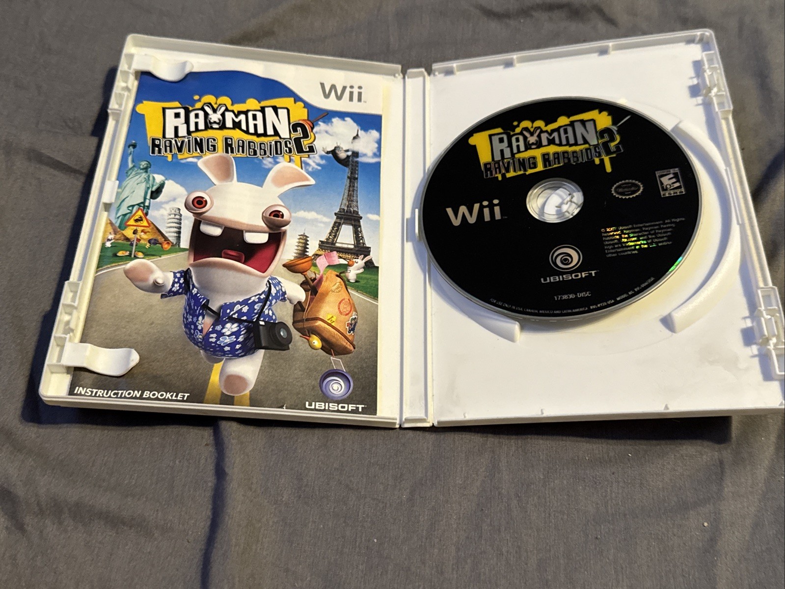 Rayman: Raving Rabbids 2 – Nintendo Wii – Good Condition CIB Complete NTSC