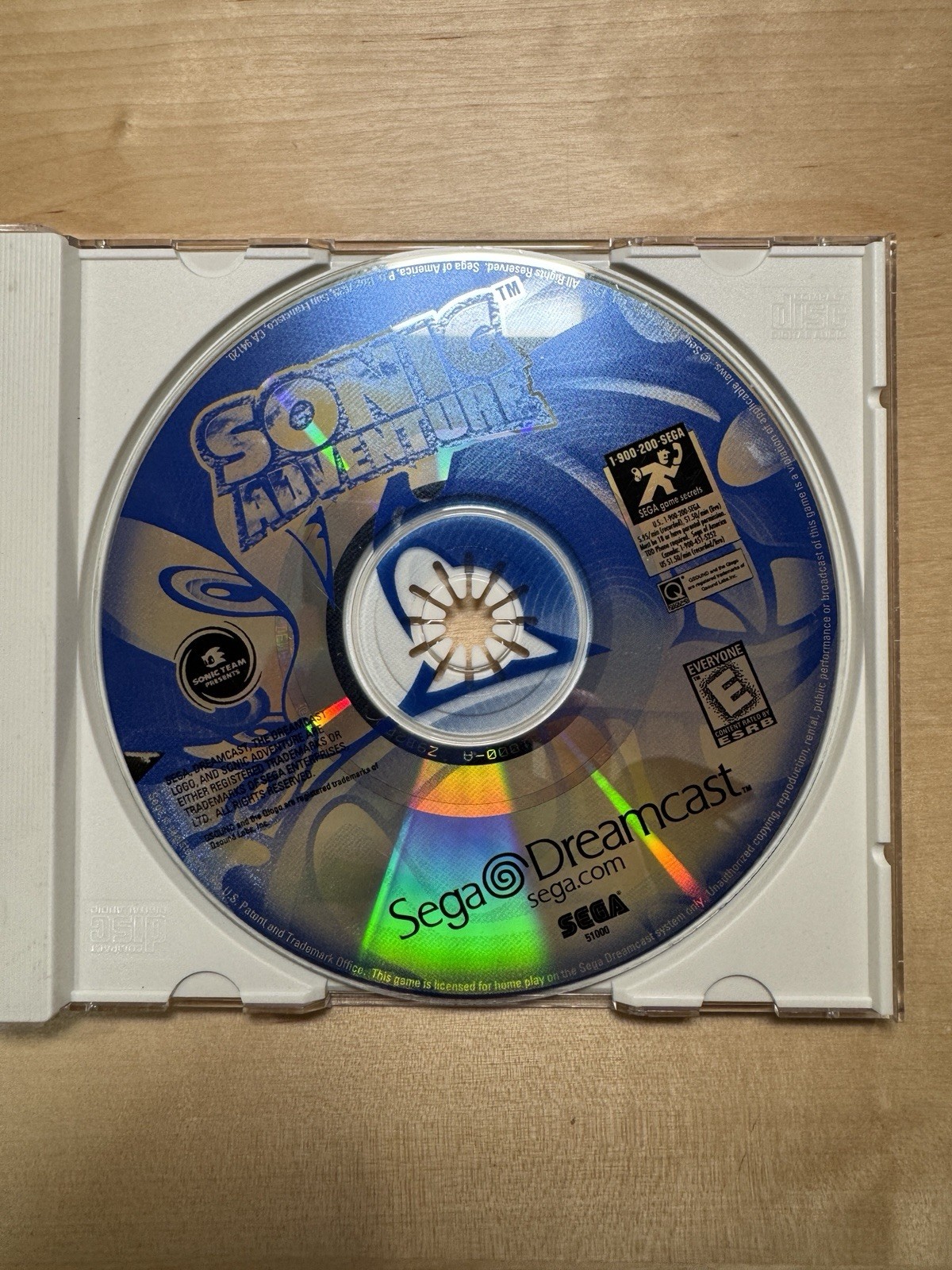 Sonic Adventure (Sega Dreamcast, 1998) – Disc Only – Tested & Working