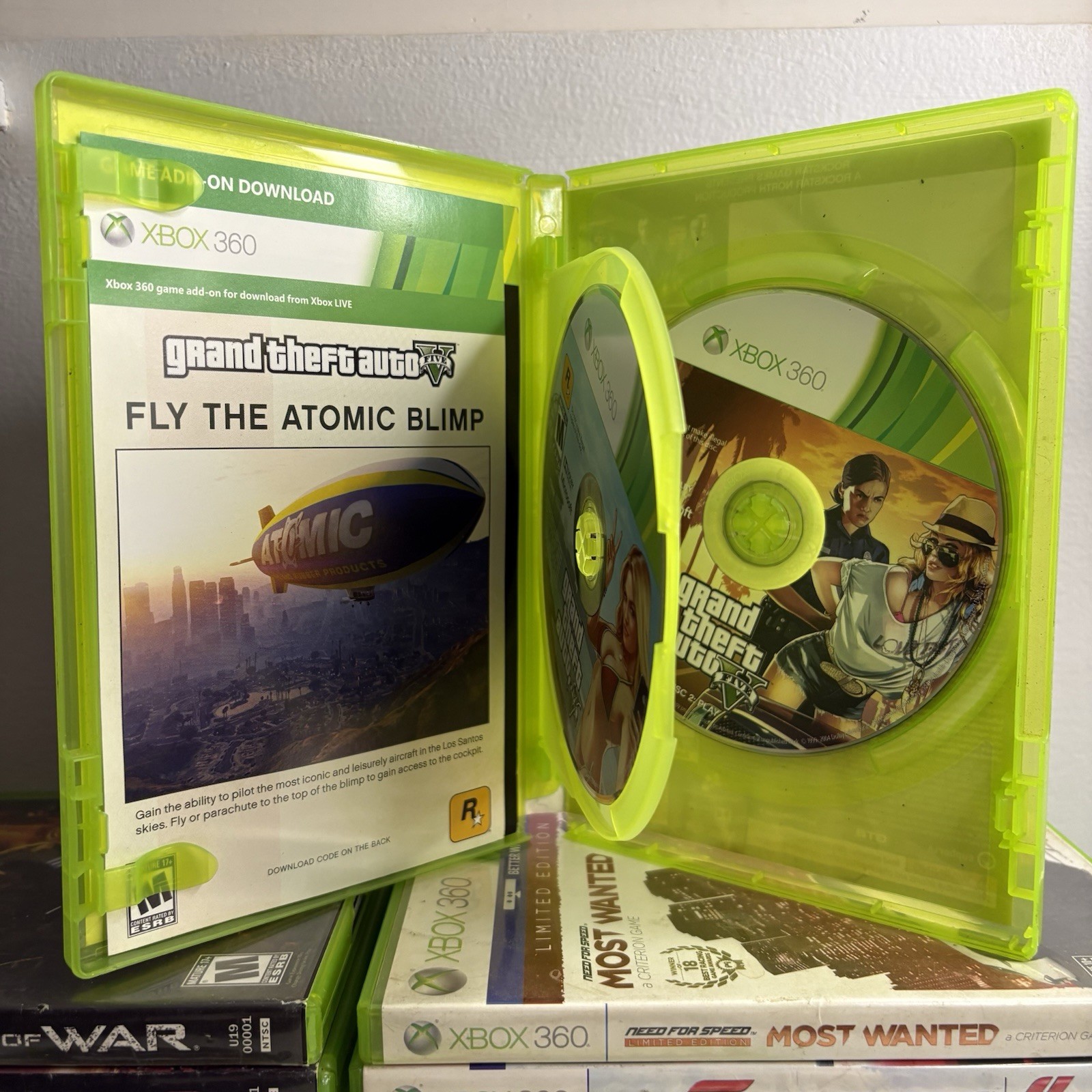 Xbox 360 Elite 120GB Bundle With 26 Games GTA V Red Dead Halo Gears Tested Works