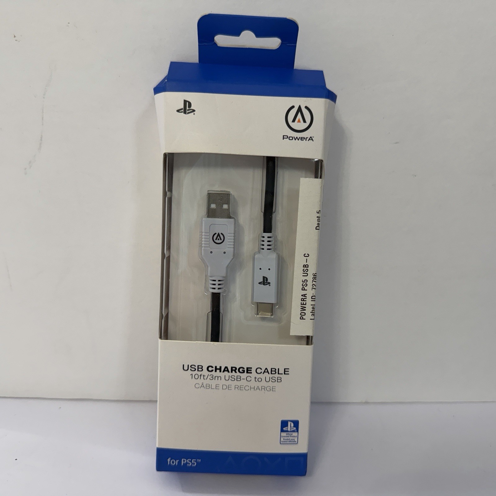 PowerA 10ft USB-A to USB-C Charge Cable for PlayStation 5 Console Controller