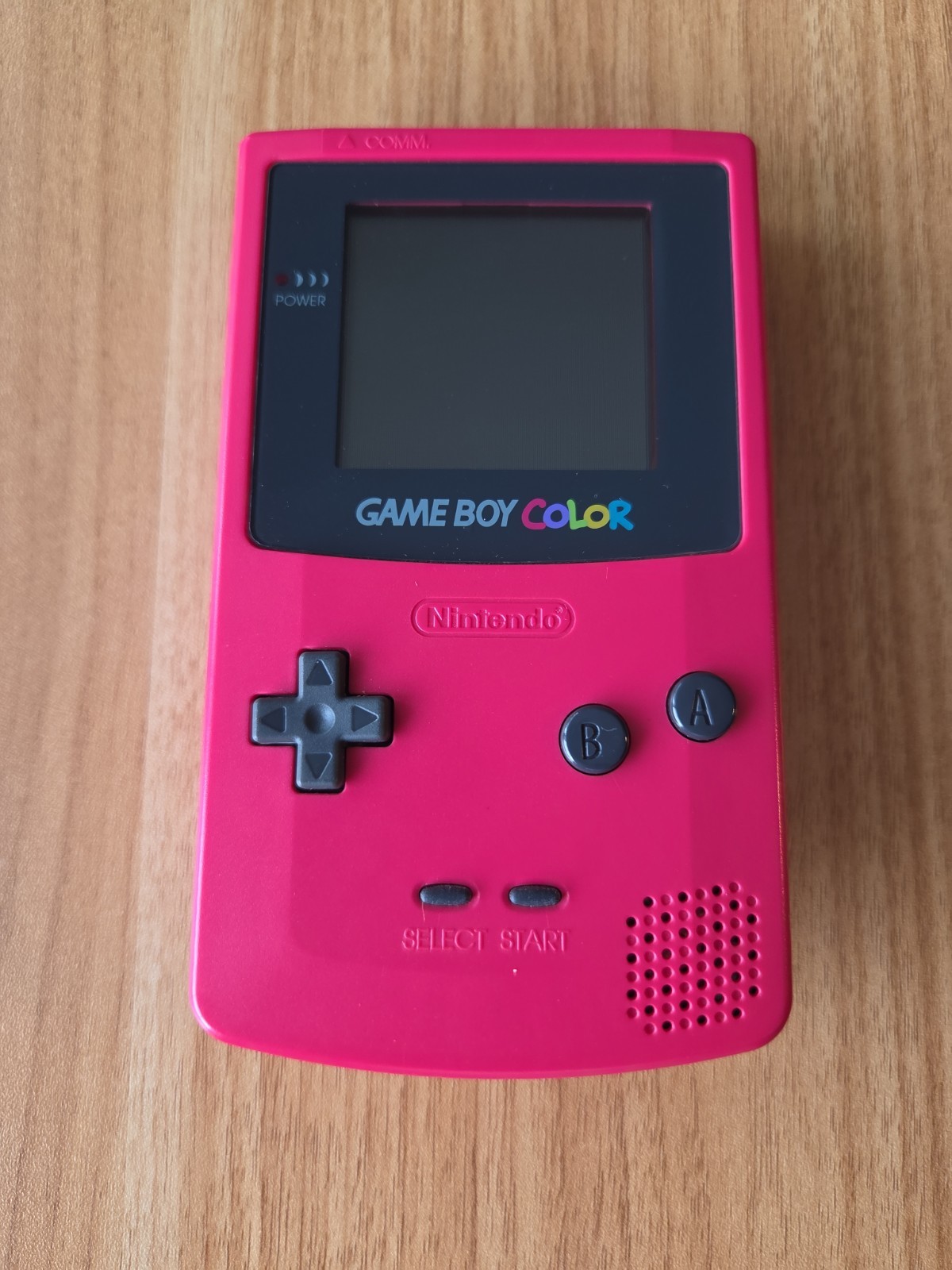 Nintendo GameBoy Color GBC Berry Red Handheld System Console CGB-001 Tested