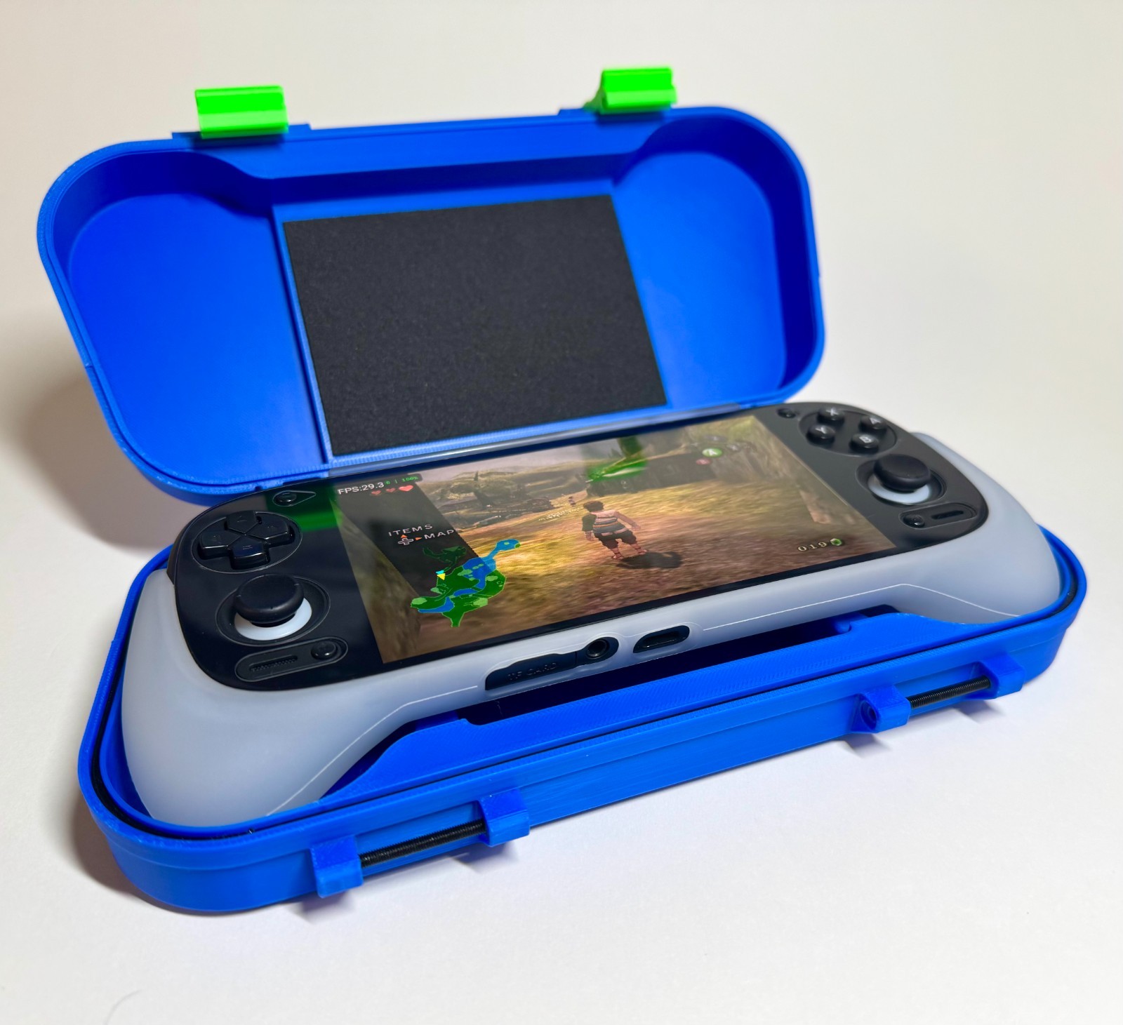 Custom Case for Retroid Pocket 5 & Official Grip: Protective RP5 Console Storage