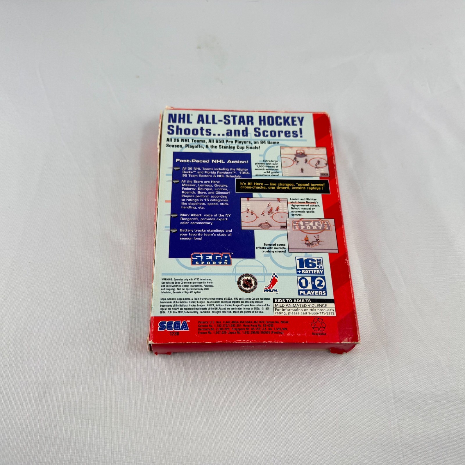 NHL All-Star Hockey 95 (Sega Genesis) – CIB