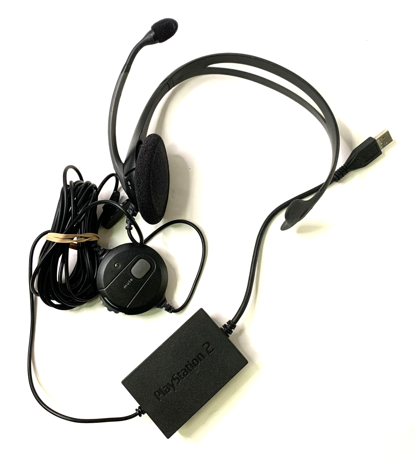 Logitech USB Headset PlayStation 2 PS2 M/N: A0060A P/N: 97078