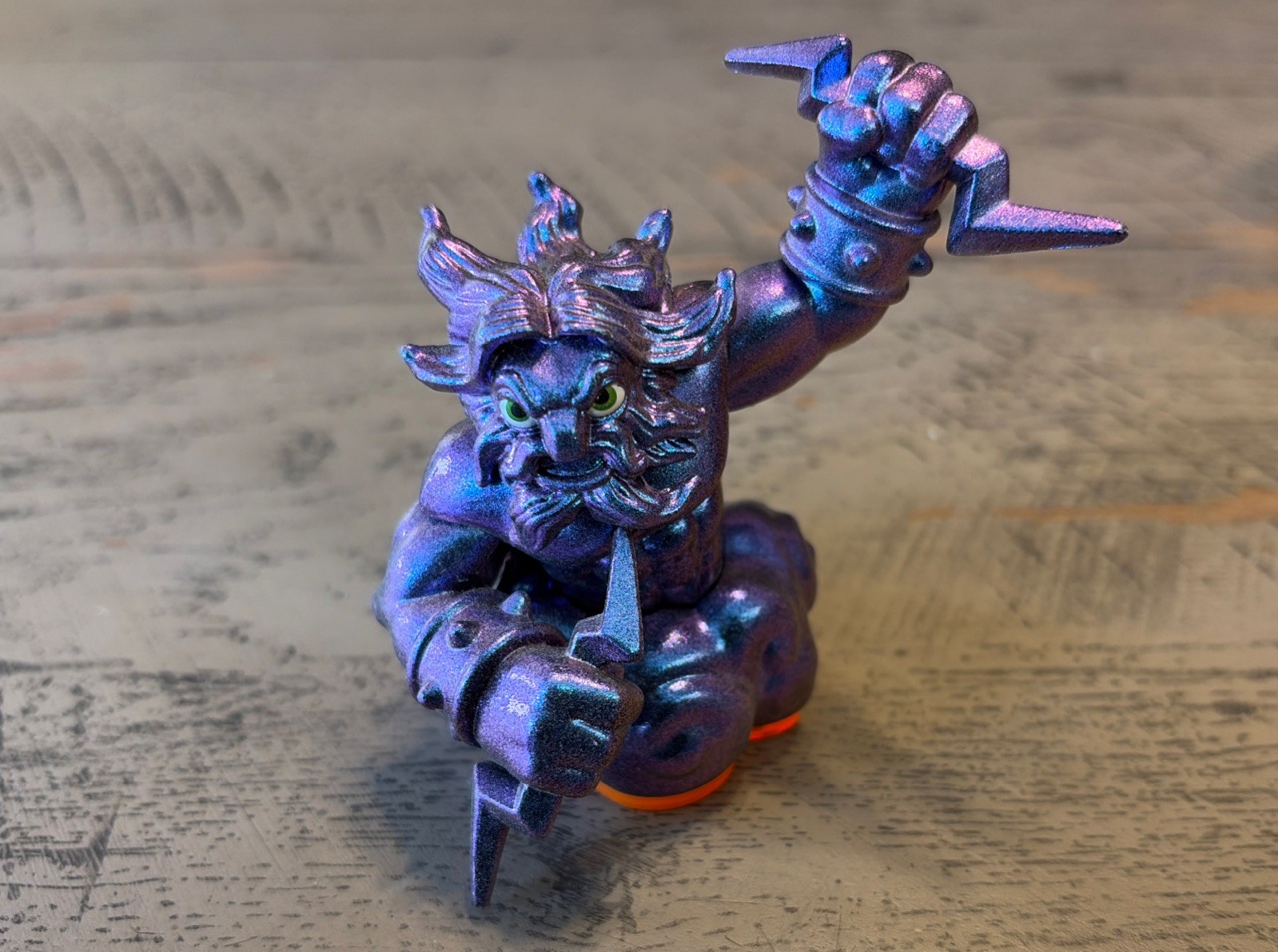 Skylanders Giants RARE Lightning Rod Purple Metallic Variant