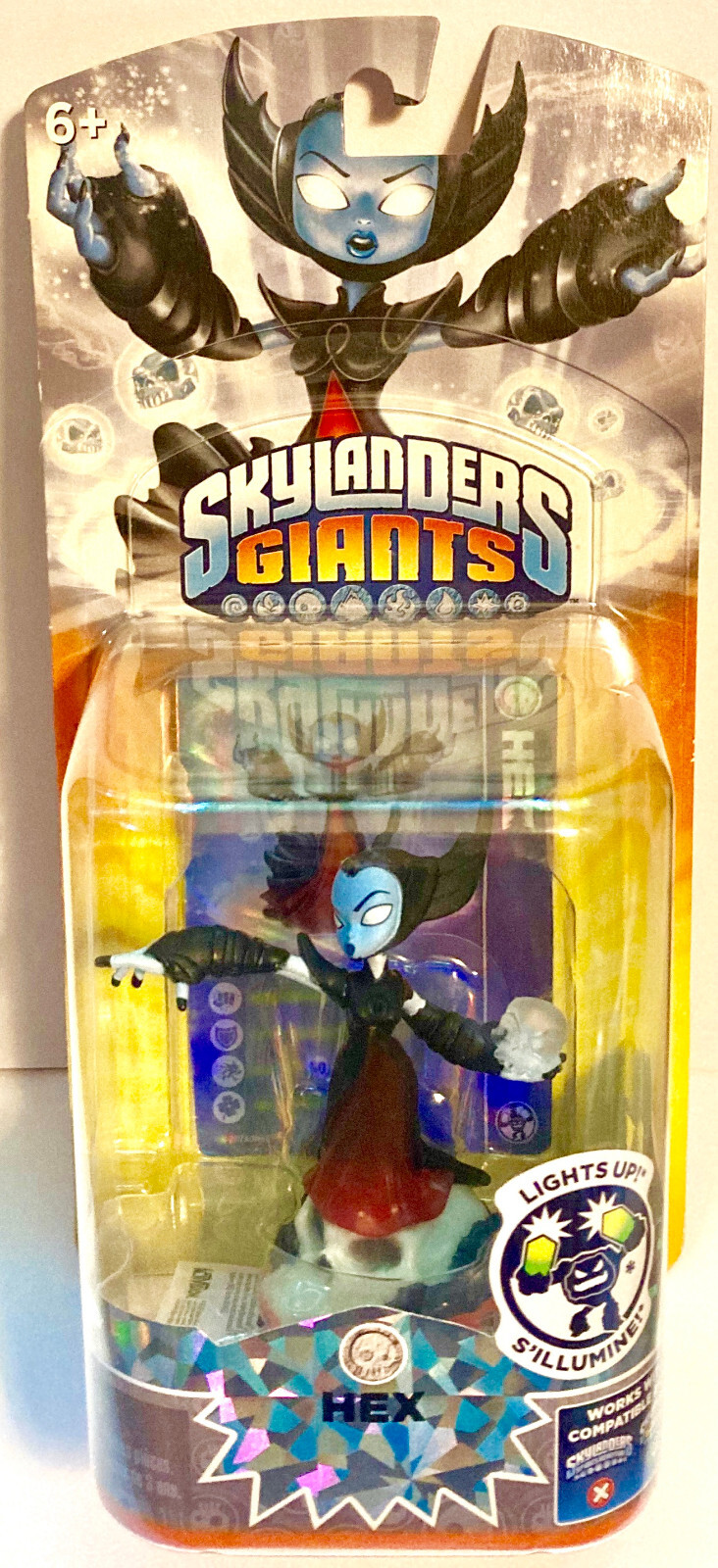 Skylanders Giants LightCore Hex Character Action Figure Lights Up Swap Force 🎁