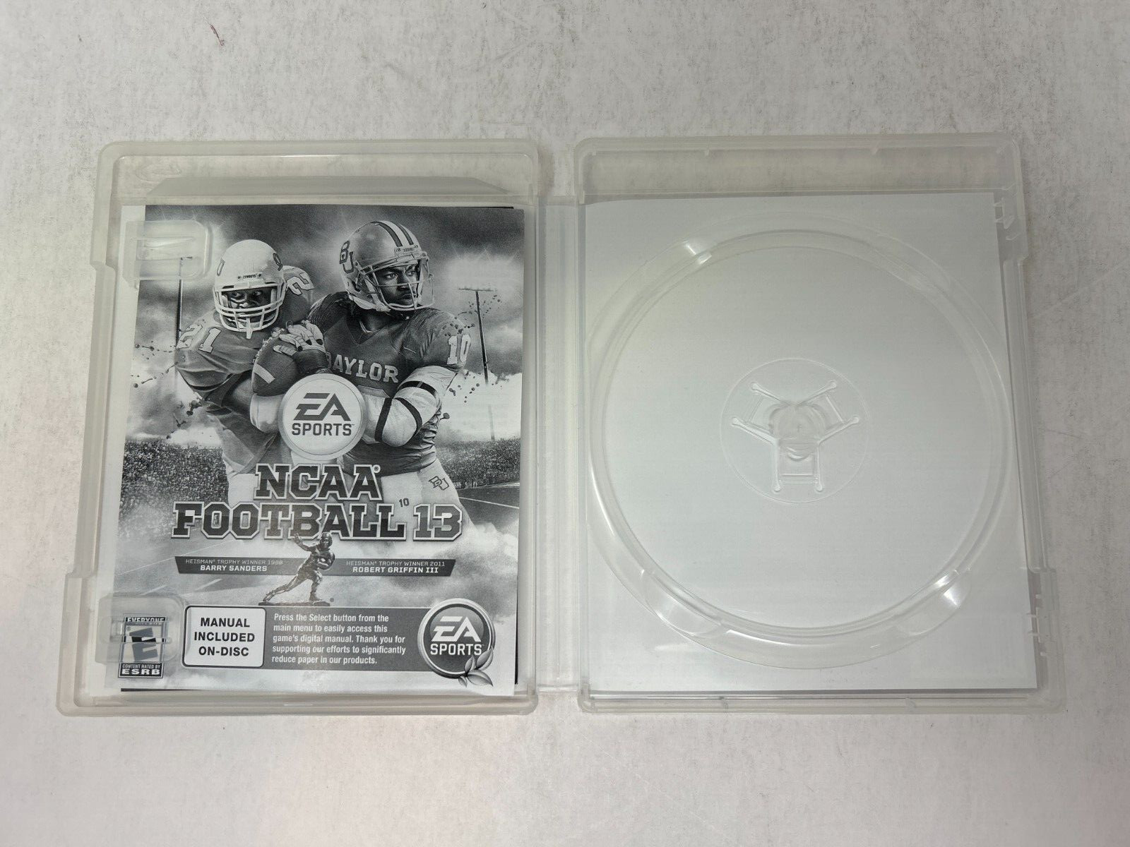 Case and Manual Only NO GAME NCAA Football 13 PS3 Playstation 3 Authentic