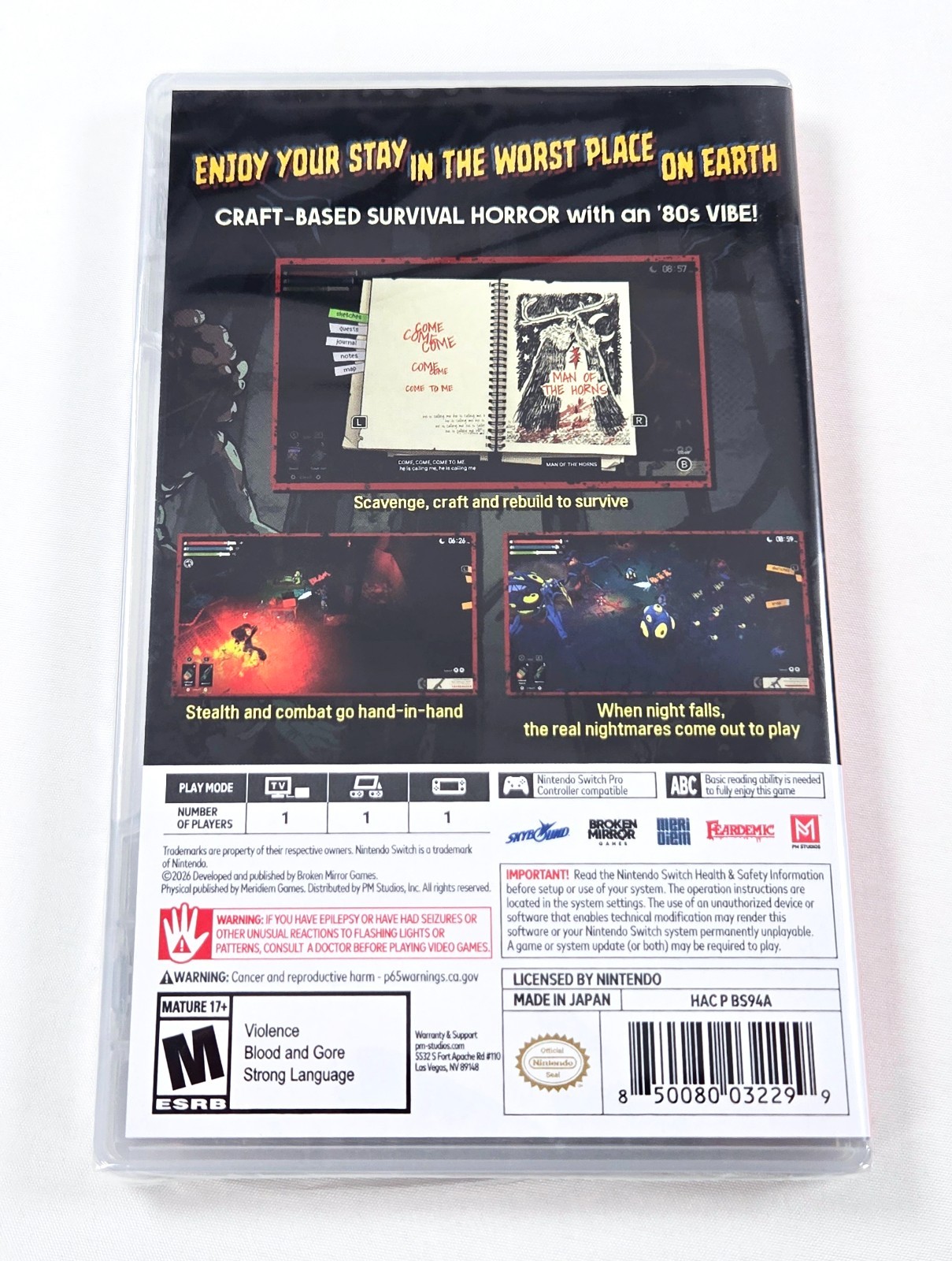 I HATE THIS PLACE NEW SEALED 2026 Authentic Nintendo Switch
