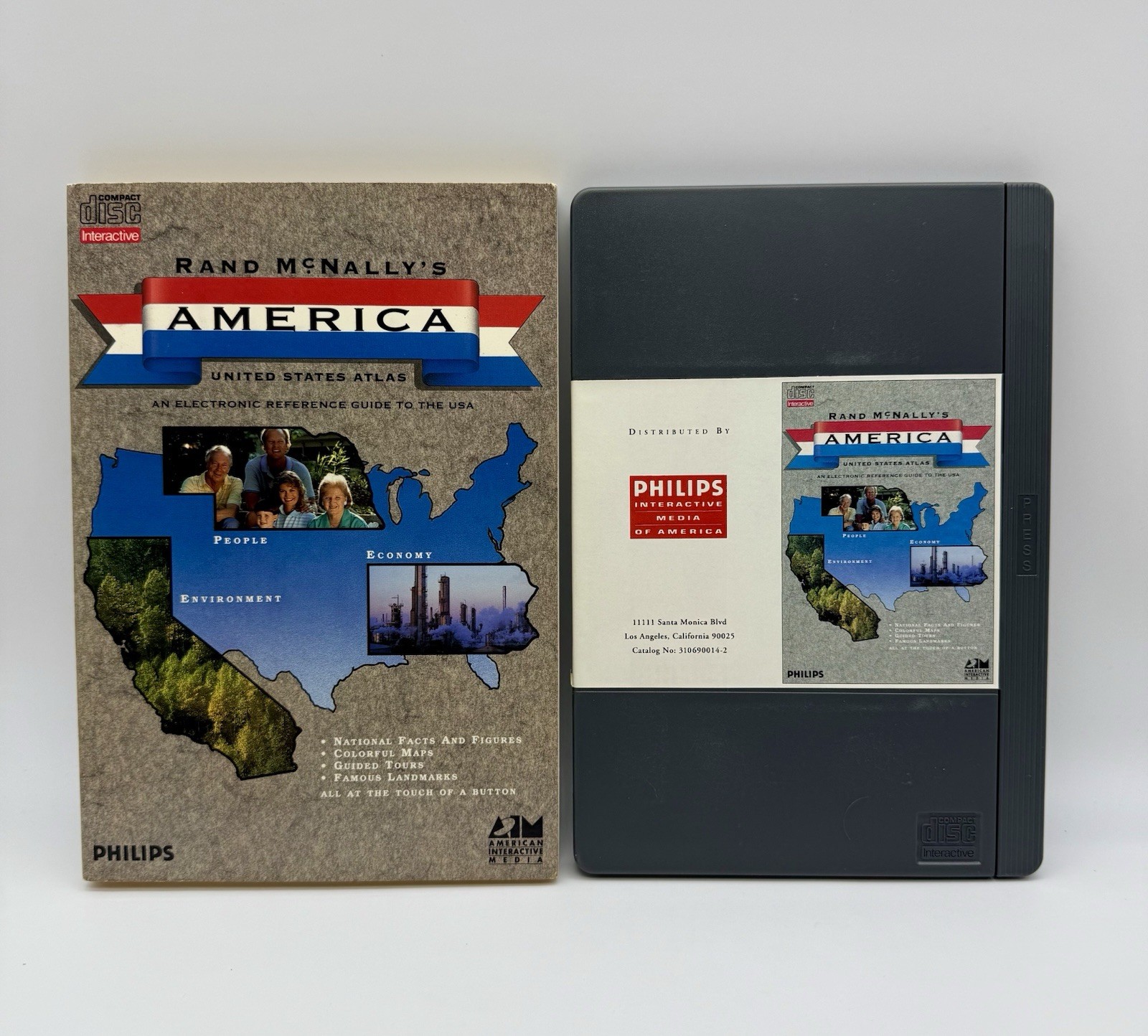 Rand McNally’s America: United States Atlas (Philips CD-i, 1991)