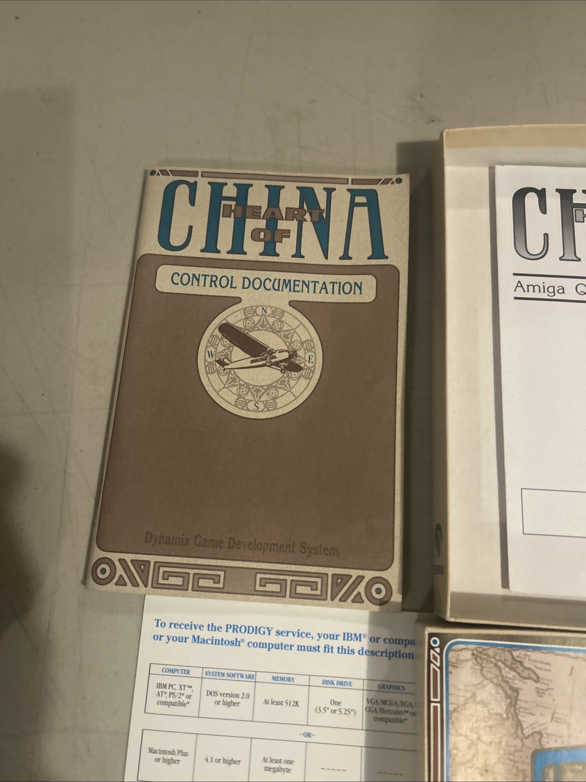 Heart Of China BIG BOX PC Amiga 3.5″ Floppy Big Box Adventure Game Dynamix CIB
