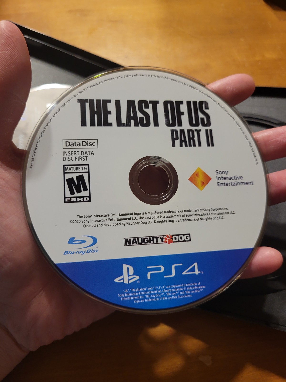 PS4 Playstation 4 The Last Of Us Part II 2 DISC ONLY