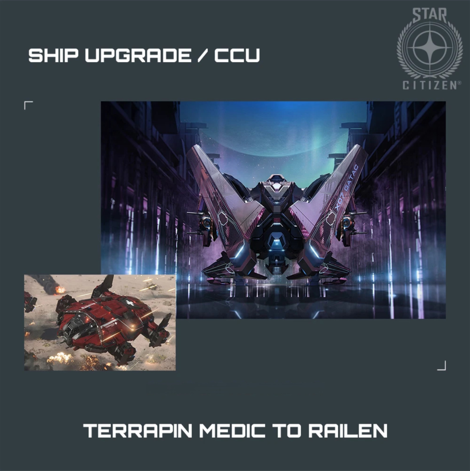 Star Citizen Railen CCU – Terrapin Medic to RAILEN CCU