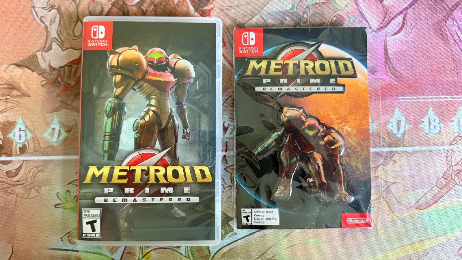 Metroid Dread Special Ed + Posters + 5 Amiibo + Prime Remastered Switch Bundle