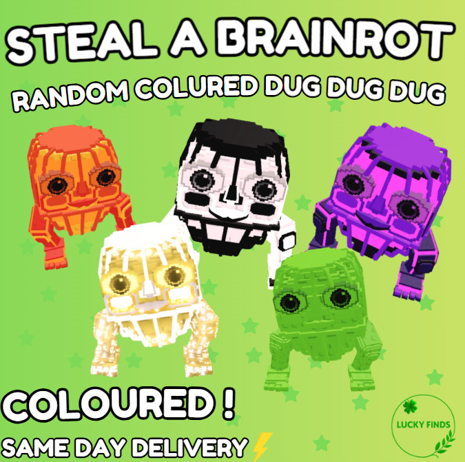 💸🔥Random Coloured Dug Dug Dug🔥💸 – STEAL A BRAINROT CHEAP!⚡💸