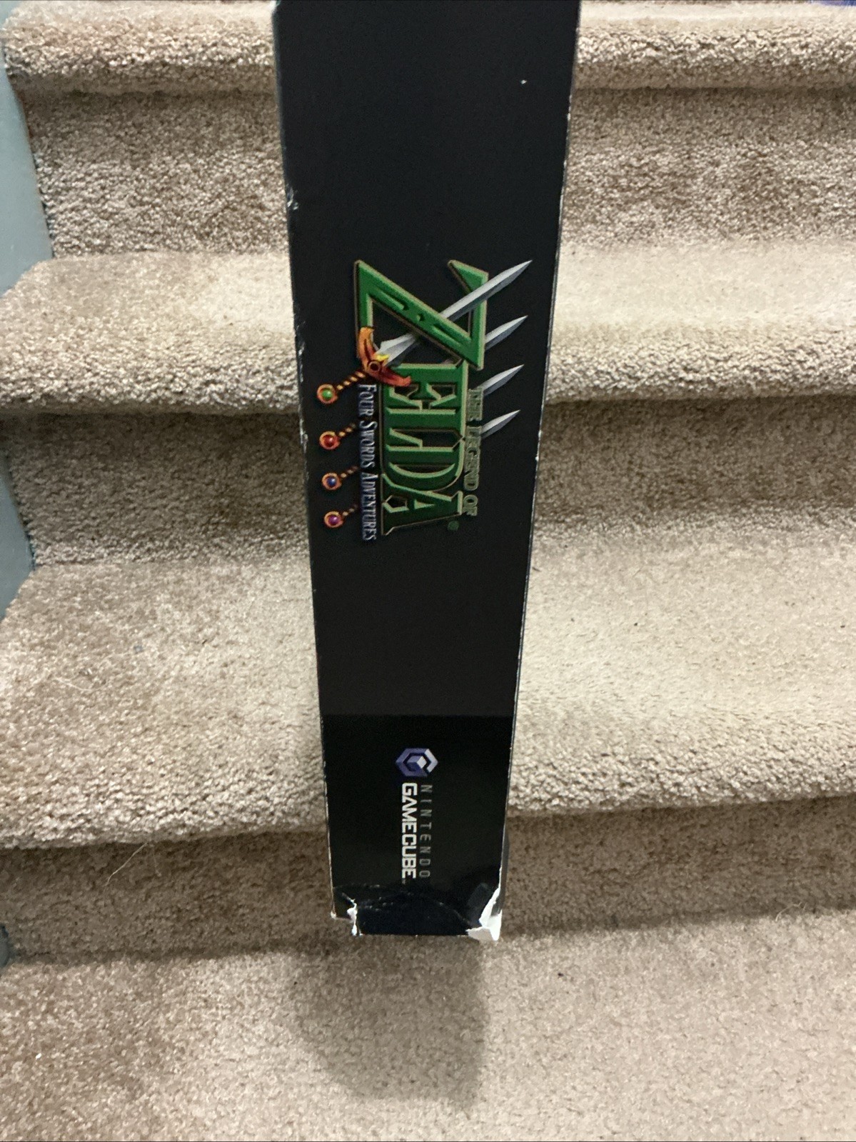 Nintendo GameCube Zelda Four Sword Adventure Box Display Promo Store Standee GBA