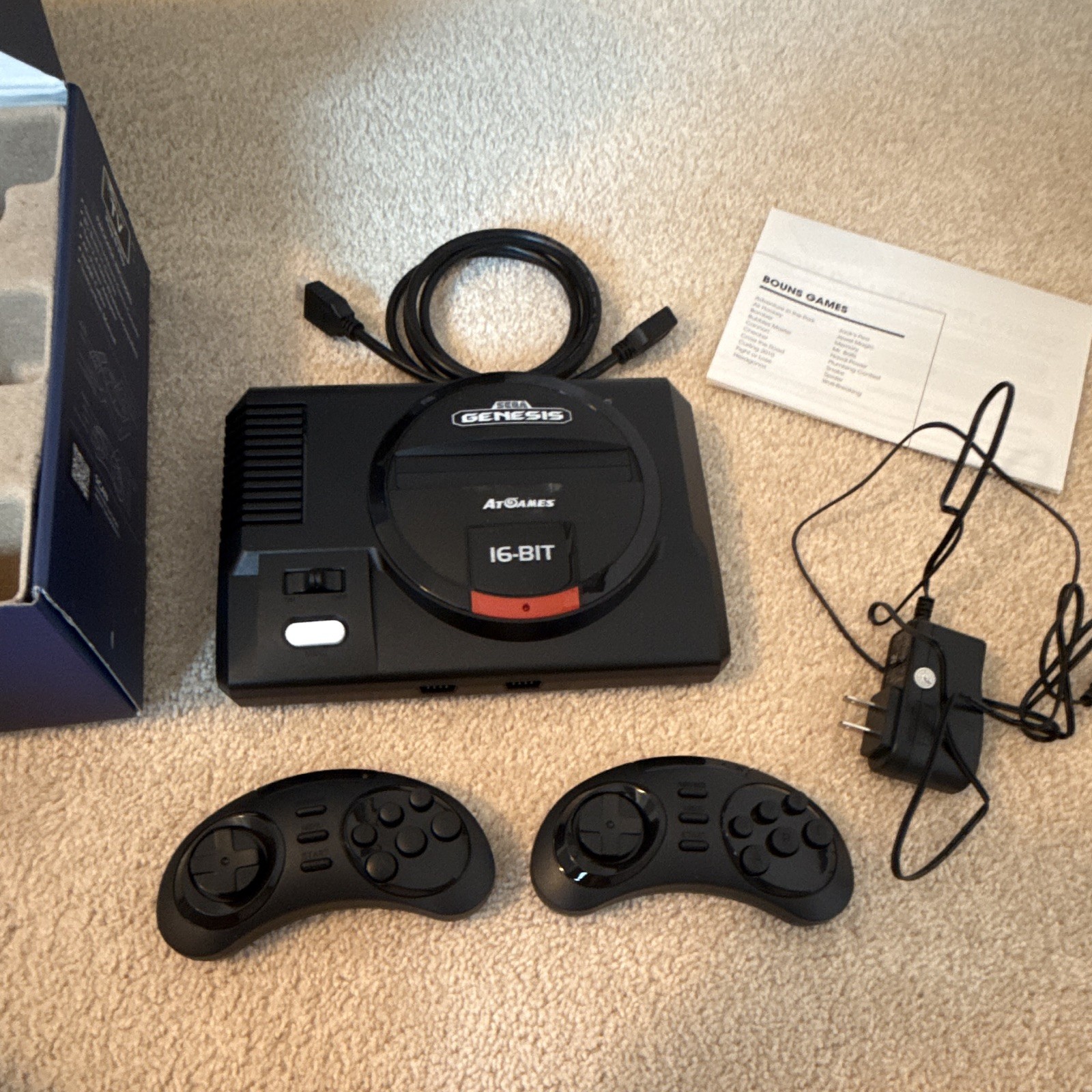 SEGA Sega Genesis Flashback HD 720p HDMI Console w/ 2 Wireless Controllers