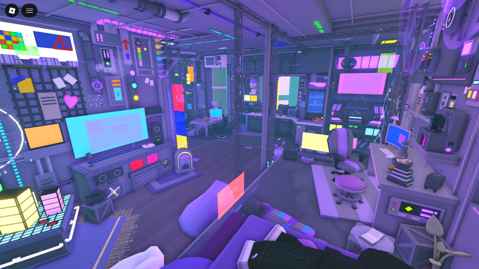 Adopt From Me l CyberPunk Apartment l 🟢Online l Same Day 🚚