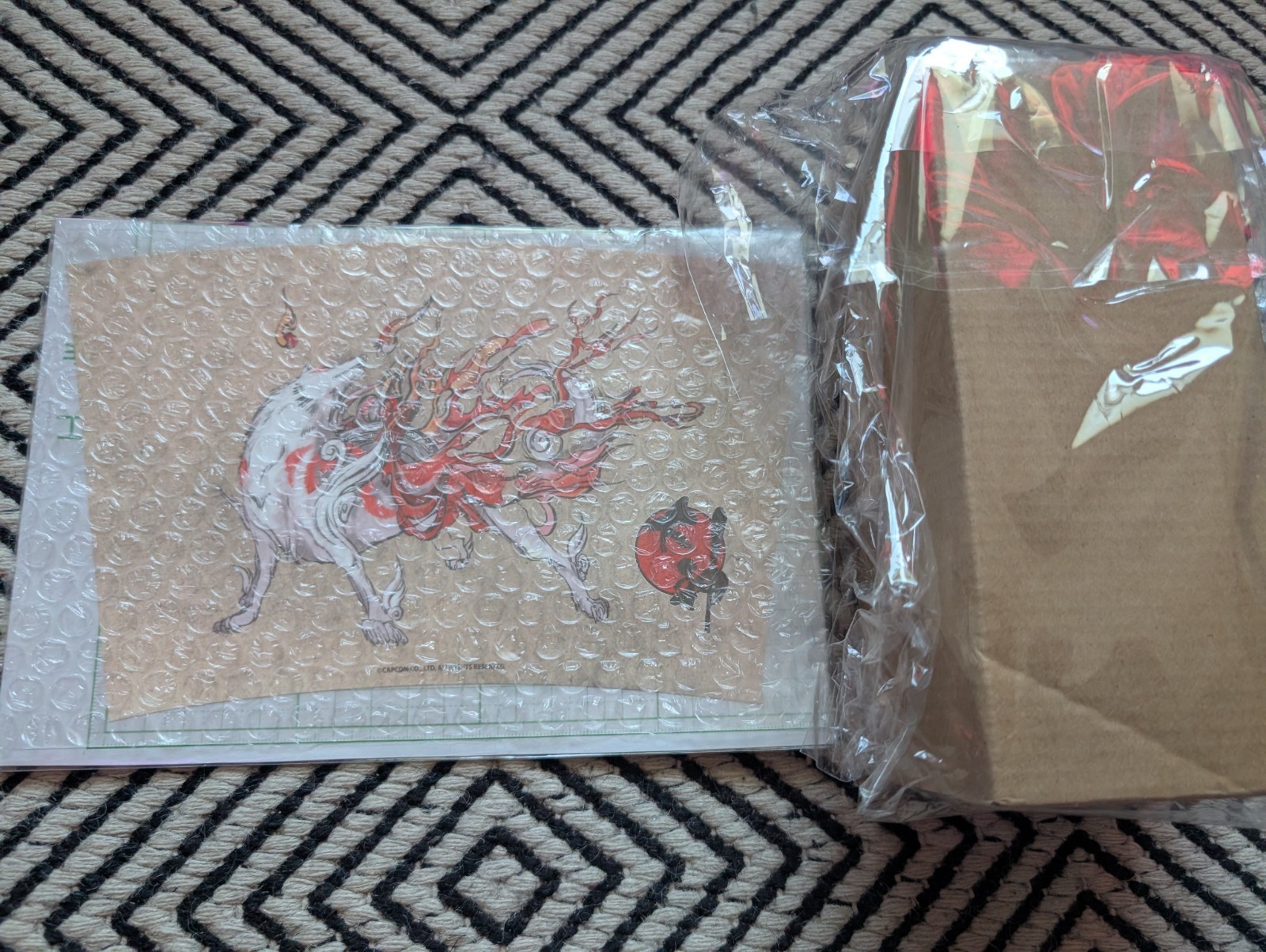 e-Capcom Cafe – Okami – Amaterasu plastic Mug Tumbler official – Brand New