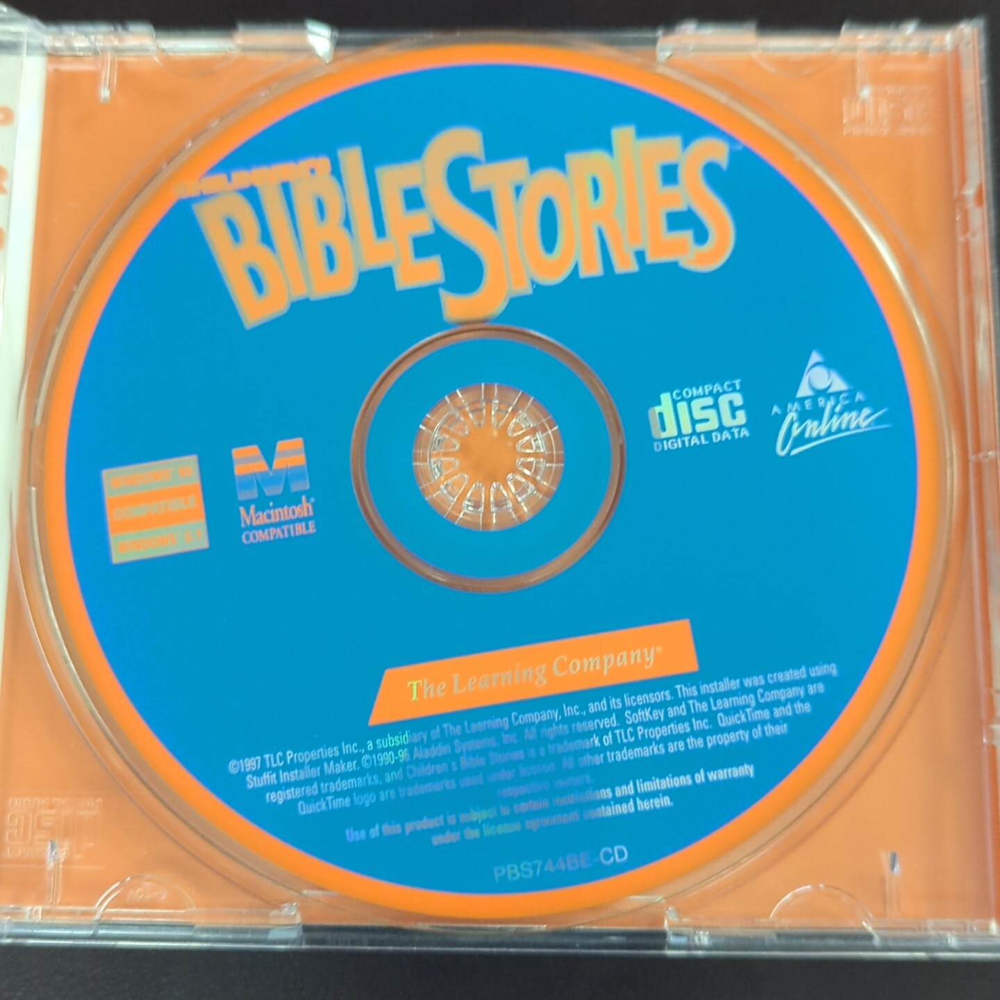 The Learning Company. Children’s Bible Stories CDrom. Productivity ages 3-8