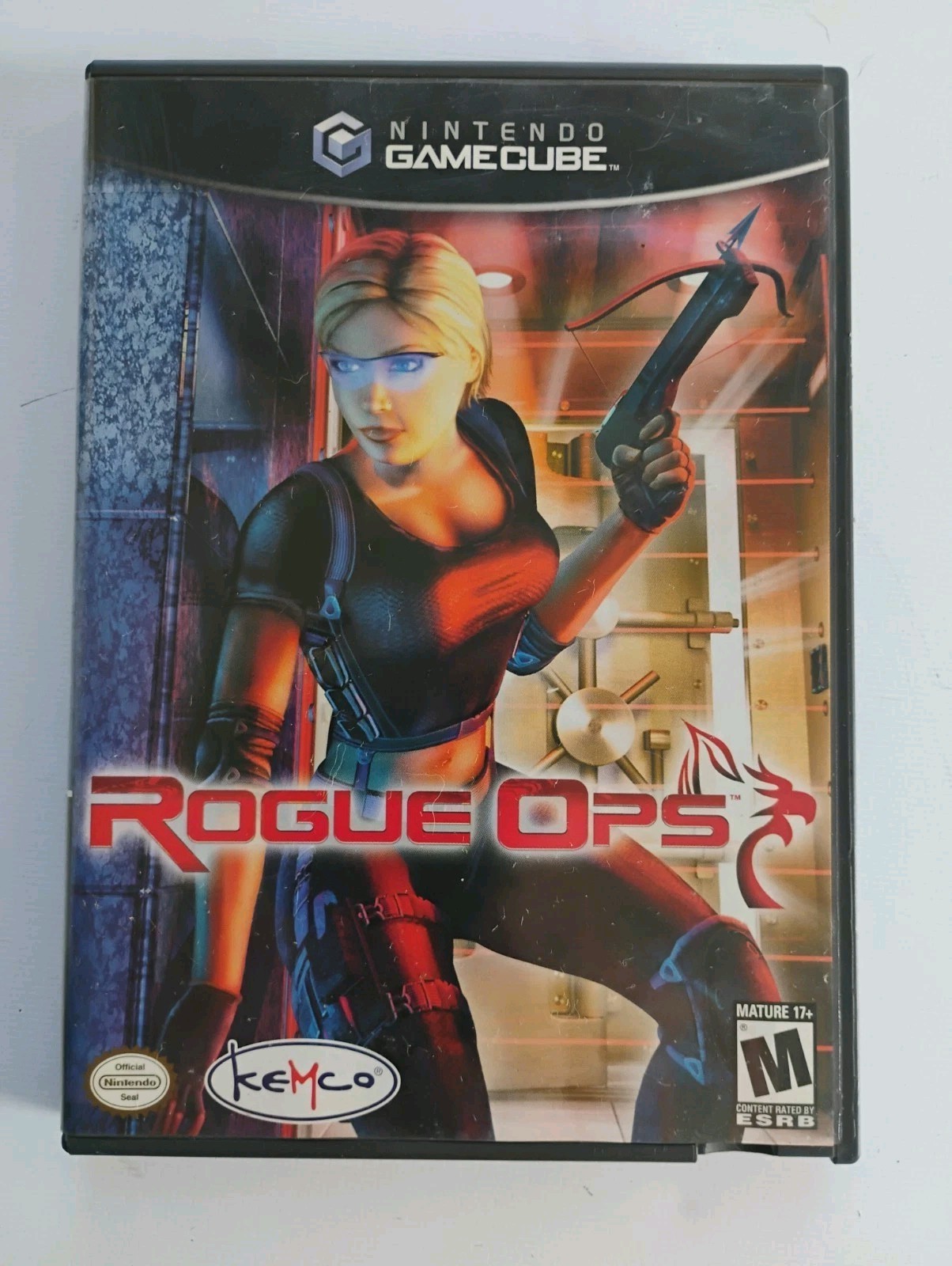 Nintendo Rogue Ops Nintendo GameCube Original DVD Keep Case and manual