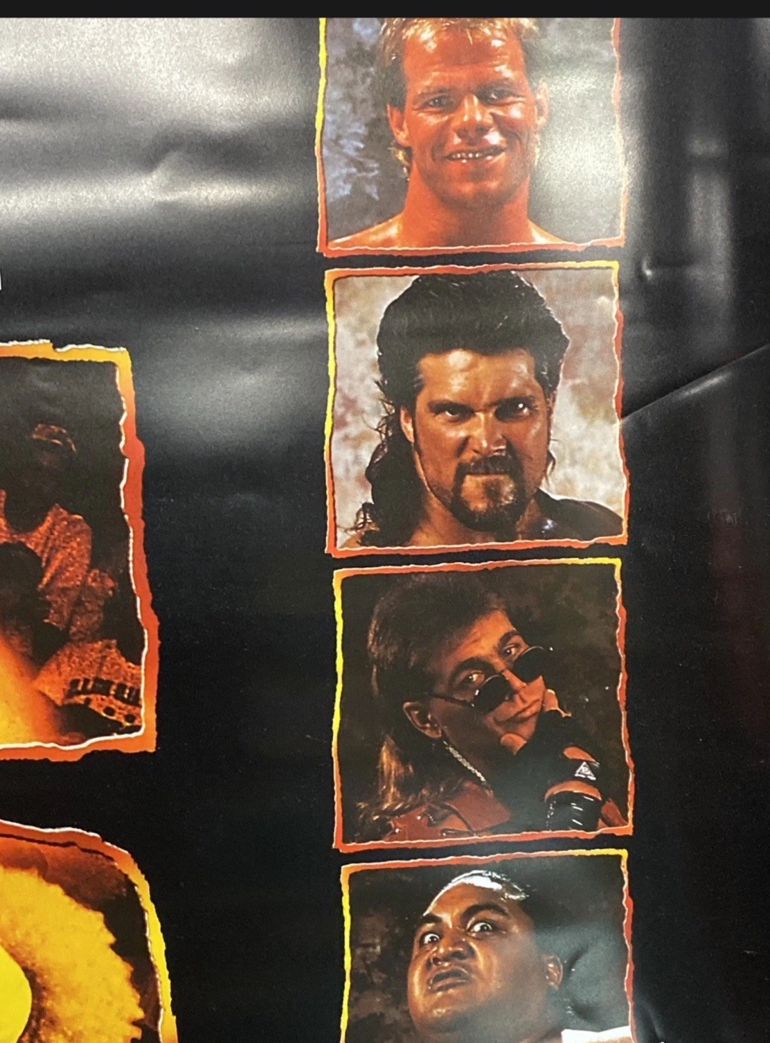 WWF RAW WrestleMania Nintendo SNES Sega Store Display Poster WWE Banner Standee