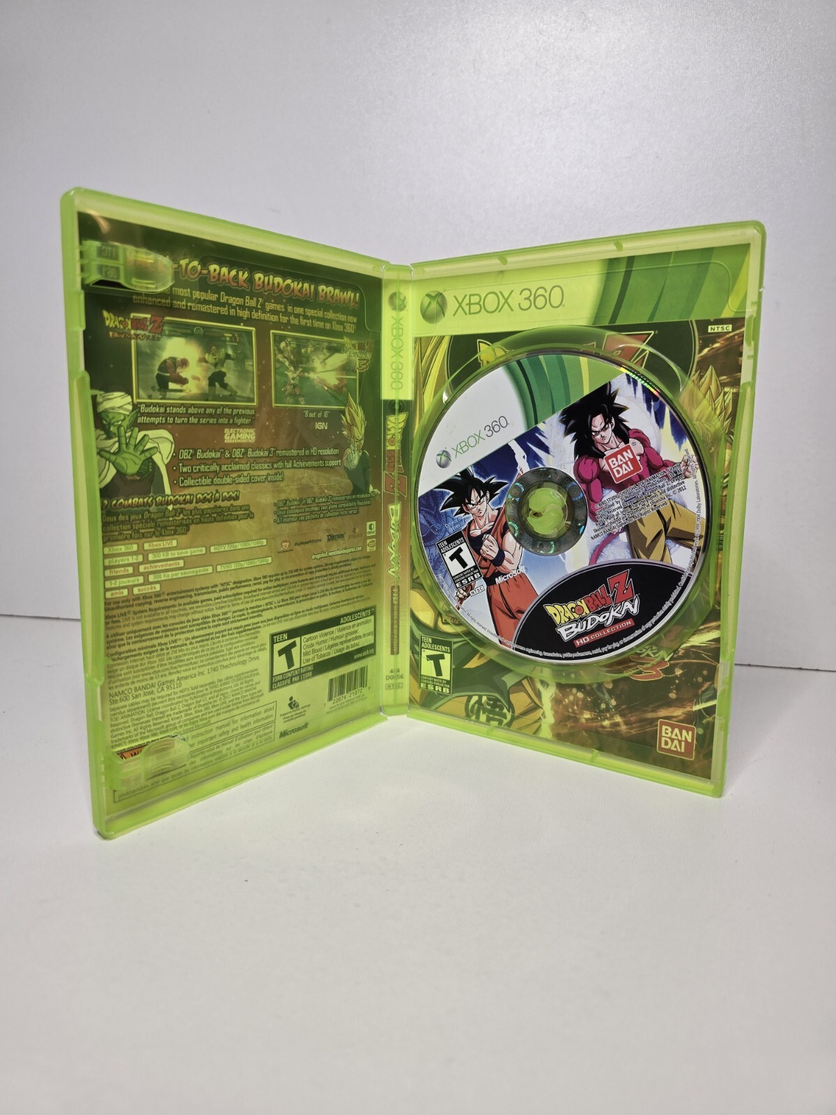 Dragon Ball Z: Budokai HD Collection -Xbox 360 (2012) COMPLETE TESTED FAST!