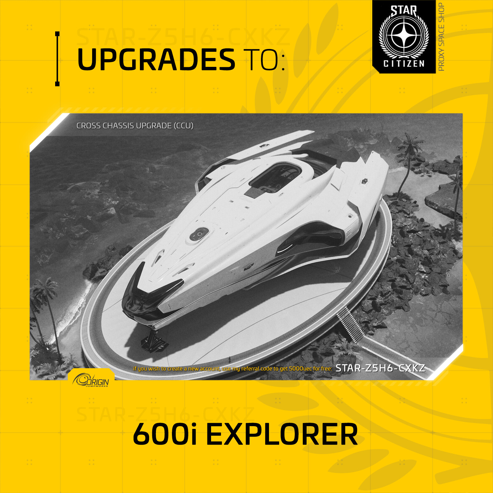 Star Citizen – ORIGIN 600i EXPLORER – UPGRADE – (CCU)
