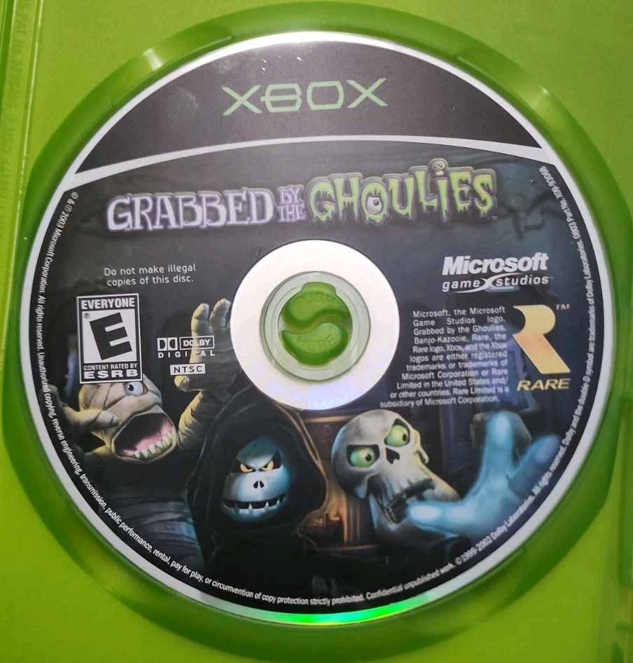 XBOX Grabbed by the Ghoulies (Microsoft Xbox, 2003) Original Game Rare