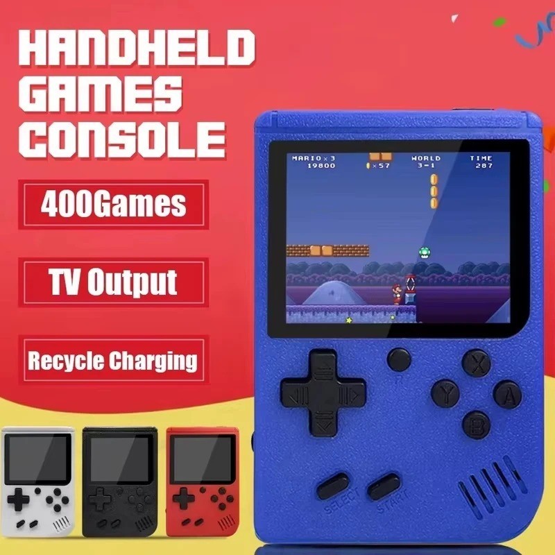 Handheld Game Console 400 in 1 Retro Video Game Player 8 Bit Portable Console US