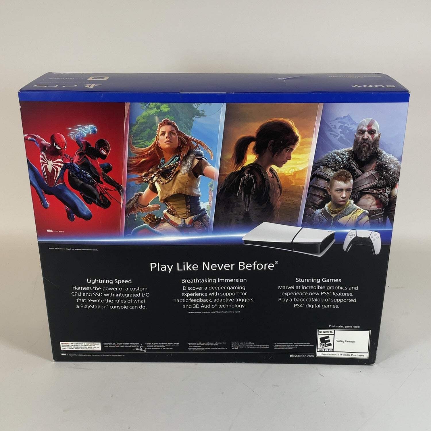 New Sony PlayStation 5 Slim Digital PS5 825GB White Console Gaming