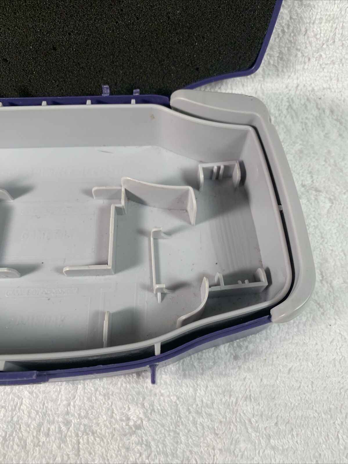 RARE Game Boy Advance Hard Shell Carrying Case 2002 ALS – Indigo Purple Readinfo