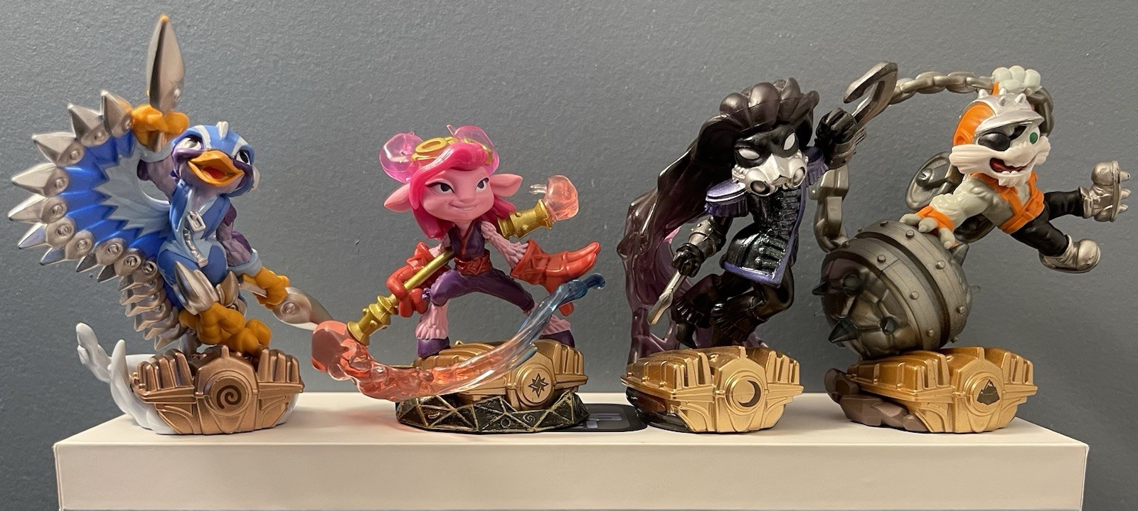 Skylanders Super Chargers Character Figure Lot of 4
